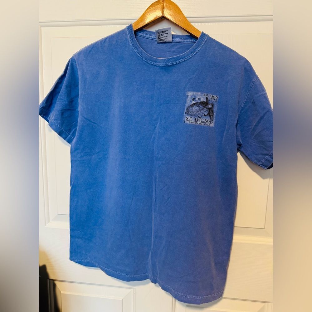 Comfort Colors Classic Blue Graphic Tee